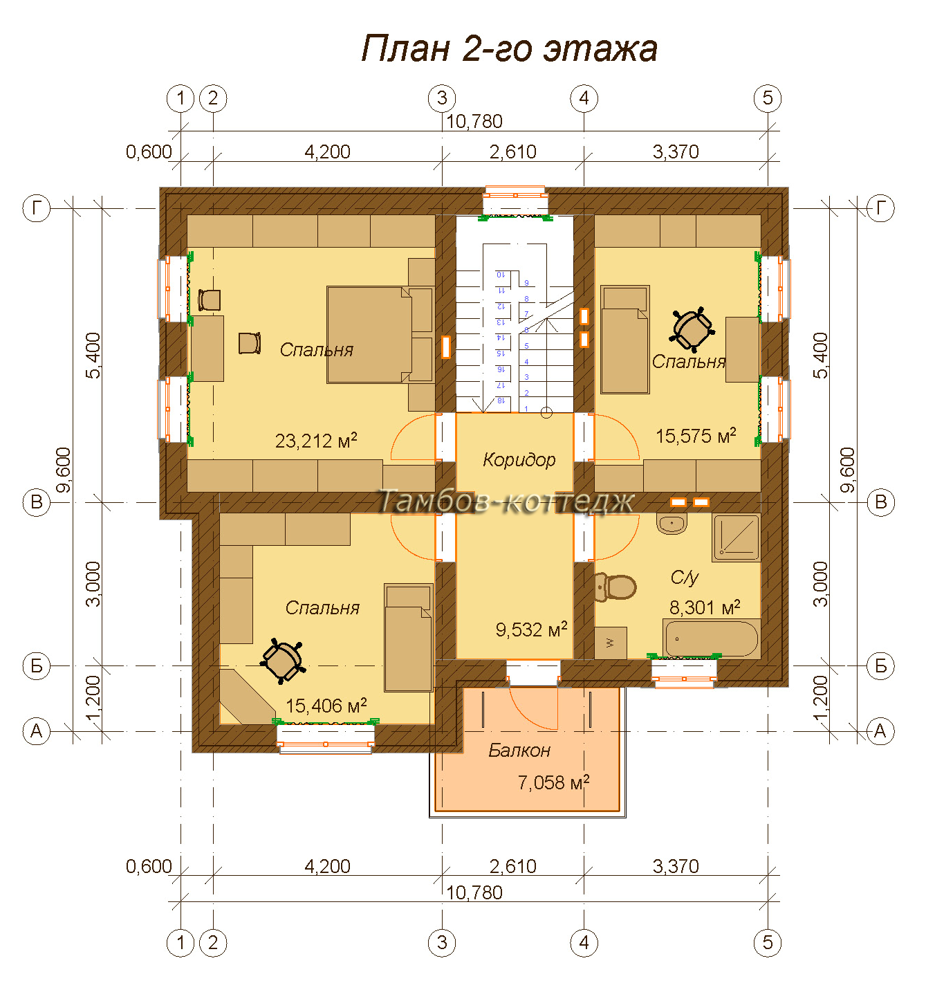 Проект дома площадью 168 м2, фото, описание - заказать в Тамбове